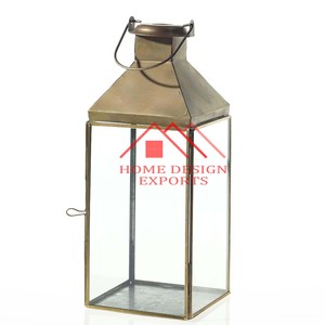Placage fer bougie lanterne décor de sol 2025 nouveau Design Look Design suspendu bougie lanterne pour mariage et décoration intérieure meilleur vendeur - Product Image 1