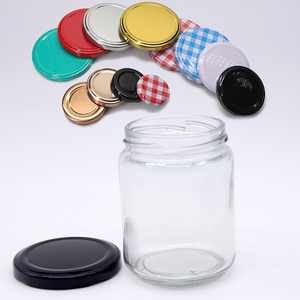 En Stock, 350ml, 400ml, 450mL, 500ml, 770ml, tarro de vidrio redondo para salsa de Chocolate, mantequilla de maní, encurtidos, tarros de mayonesa, contenedor - Product Image 2