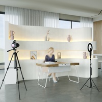 Système de cloisonnement intégré à LED en papier kraft alvéolé, pliable, portable et éclairé pour magasin de détail