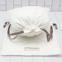Sacs à cordon de serrage en mousseline sergé écologique, emballage blanc, ensemble de poussière, pochette 100% coton, écran, emballage cadeau
