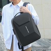 Sac à dos pour ordinateur portable imperméable USB HAIBOWY OEM pour hommes, sac de voyage d'affaires à coque rigide, sac à dos pour adolescents, lycéens et étudiants