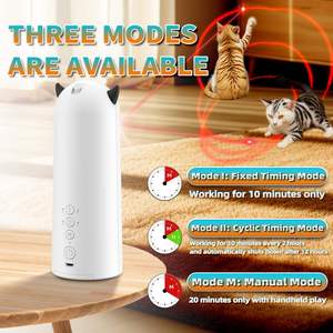 Jouets interactifs à pointeur laser automatique nouvellement améliorés pour chatons lasérés trop occupés – Jouets laser à trajectoire réelle activés par le mouvement - Product Image 3