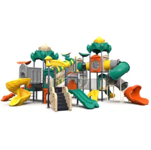 高品质新设计的儿童室内室外游乐场设备高品质LLDPE游戏室，带滑梯玩具机场使用