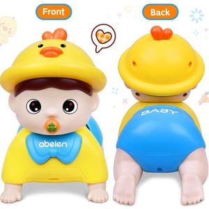 Nouvel arrivage bébé jouet rampant bébé poupée rampante électrique tout-petits apprendre jouets d'escalade poupée tactile avec sons et lumières - Product Image 6