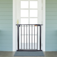 Barrière de sécurité pour bébé rétractable en acier durable, multifonctionnelle intelligente, sans perçage, escalier réglable, aire de jeux pour animaux de compagnie