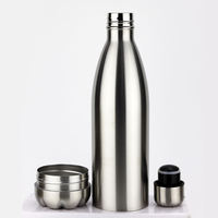 Bouteille d'eau isotherme en acier inoxydable grande capacité en forme de cola, thermos de voyage réutilisable, gourde sous vide – Vente en gros