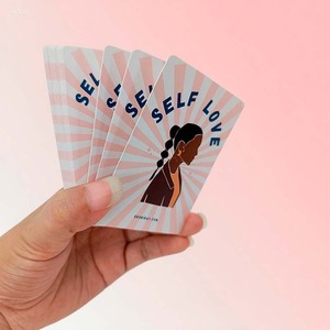 <span class=keywords><strong>Messaggi</strong></span> di auto-amore personalizzati che ispirano le carte di affermazione positiva con illustrazioni alla moda confezione unica di carta fatta a mano - Product Image 5
