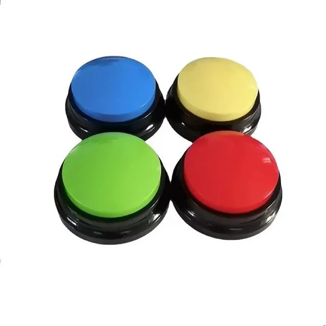 OEM Pet Sound Box Recordable Talking Button Cat Voice Recorder Talking Toy Training Tool Squeeze Box Dog Toy