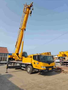 सुपर वैल्यू का इस्तेमाल Qkk25k5c ट्रक-माउंटेड क्रेन 25ton अधिकतम लिफ्टिंग लोड अच्छी स्थिति इंजन कोर मोटर गियरबॉक्स असर - Product Image 3