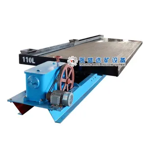 Gold Tailings Recycling Machine / Gold Dust Extraction Equipment Shaking Table
