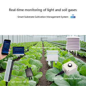 CE เซ็นเซอร์ตรวจสอบคุณภาพดินฟาร์มอัจฉริยะ, สถานีอากาศอัตโนมัติกลางแจ้งบูรณาการหลาย - Product Image 4
