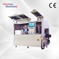 Connecteur de profilés de fenêtres et de portes en aluminium robuste et automatique, scie à découper les coins CNC pour profilés en aluminium