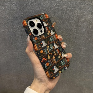 Diseño de fantasma literario Retro de lujo TPU para iPhone Cover 16 15 Promax 13 para Apple Mobile Phone Case Hard <span class=keywords><strong>Shell</strong></span> 12 - Product Image 4