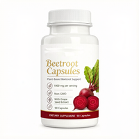 Capsules de Betterave, Vente en Gros Usine, Formule Personnalisée, Marque Privée, Capsules de Betterave Complètes, Qualifications Complètes, Complément Alimentaire