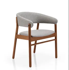 Fabbrica più economico sedia da cucina per la casa di alta qualità tessuto velluto metallo telaio sedie da pranzo con braccioli cina mobili per la casa moderna