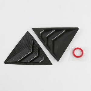 Car Rear <b>Window</b> for 2014 2015 2016 2018 ABS Carbon Fiber Print Side <b>Cover</b> Trim Sticker Vent Scoop - Product Image 6