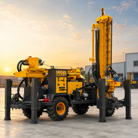 Machine de forage mobile de qualité industrielle, entièrement hydraulique, avec moteur diesel, pour puits d'eau, foreuse pneumatique portable