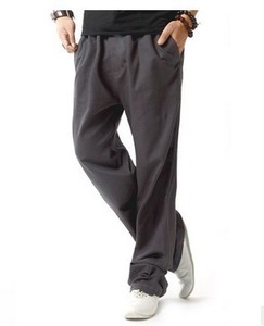 <span class=keywords><strong>Pantalon</strong></span> droit surdimensionné long <span class=keywords><strong>en</strong></span> <span class=keywords><strong>lin</strong></span> de pile bon marché Pantalons <span class=keywords><strong>pour</strong></span> hommes <span class=keywords><strong>en</strong></span> coton biologique - Product Image 3