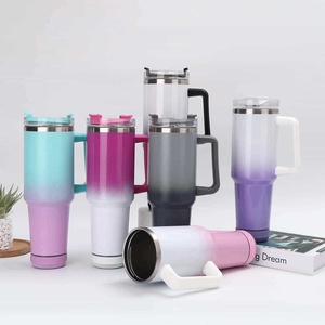 แก้วกาแฟสแตนเลสขนาด 40 ออนซ์ ป้องกันการรั่วซึม สำหรับเล่นกีฬา - Product Image 1