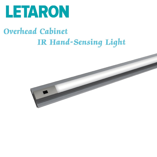 Modern Recessed Embedded IR Hand Sensing Overhead Cabinet Light 3000K/6000K CCT Adjustable 12V/24V DC LED CRI>90 High Brightness