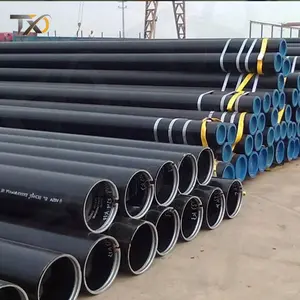 Sales Europe Market Api 5l X70 X52 Lsaw Din 2448 St37 Carbon Tube Gas Oil Seamless Petroleum Steel Pipe