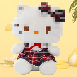 Falda Escolar Kuromi, Peluches de Gatitos, Venta al por Mayor, Lindos Regalos Decorativos, Muñeca de Anime, Personaje de Dibujos Animados, Juguetes de Peluche para Niñas - Product Image 2