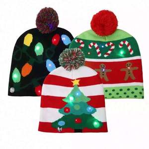 Chapeau personnalisé de haute qualité Joyeux Noël Style différent à vendre chapeau de noël personnalisé - Product Image 6