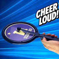 Cheer Drum Clapper of Plastic Noise Maker pour les événements sportifs, Cheer Thunder Stick ,Fan Shake Drum Toy Football Game Spirit Clap