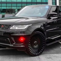Rines Cóncavos Negros Cromados Forjados Personalizados HZH de 22, 20, 19, 24 y 26 Pulgadas, 5x120, 5x112, 5x114.3, 5x130 para Autos de Pasajeros MBW