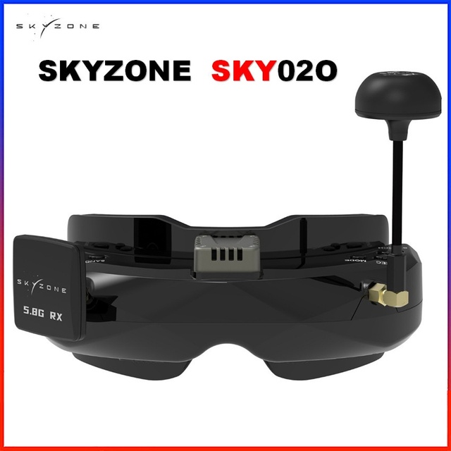 SKYZONE SKY02O FPV Goggles with Dual Language Support Built-in New Integrated Receiver OLED Screen