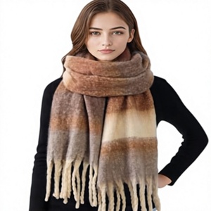 Écharpe d'hiver confortable pour femmes modernes, châle élégant et chaud pour un usage quotidien, les voyages et les activités de plein air - Product Image 1