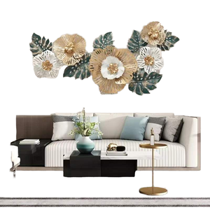 137X67cm Nordic Style Light Luxury Iron Hanging <b>Decor</b> <b>Large</b> Living Room Geometric Shape Contemporary <b>Wall</b> Hanging Art Home - Product Image 1