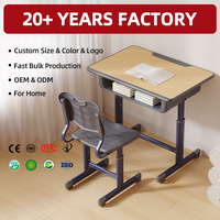 WMT65-DLPN04 Mobilier de classe pour l'apprentissage des enfants, bureaux et chaises réglables pour élèves et écoliers
