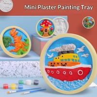 Poupée en plâtre à peindre en 3D, à colorier soi-même pour les enfants, peinture en relief éducative faite à la main