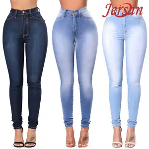 Ysmarket Slim Jeans For Women Skinny High Waist Jeans Woman Blue Denim Pencil Pants Stretch Waist Women Jeans E027