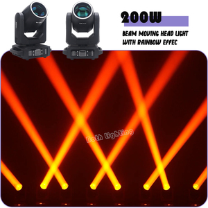 Faro a Testa Mobile Beam Both <span class=keywords><strong>Lighting</strong></span> da 200W con Effetti Arcobaleno <span class=keywords><strong>PLUS</strong></span> e Luci da Palco DMX512 per Teatro, DJ Set, Feste - Product Image 6