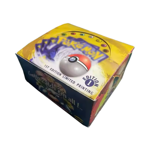 Boîte de rappel de cartes à collectionner Pokemn rare répliquée personnalisée 1ère édition ensemble de base <span class=keywords><strong>jeu</strong></span> de cartes de collection anglais en papier - Product Image 4