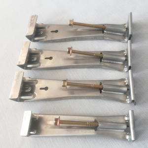 Duy nhất-side nhôm K Phong Cách máng xối móc áo với vít nhanh chóng mưa Hidden tiêu chuẩn đánh bóng tùy chỉnh kích thước khung - Product Image 3