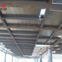 Plancher galvanisé YX75-230-690, 0,8 mm, G300, revêtement en zinc, pour dalle de plancher de hangar préfabriqué en acier