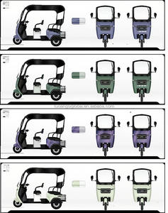 <span class=keywords><strong>Triciclo</strong></span> eléctrico de pasajeros de fábrica YINGWU, tipo abierto, Material de acero de 3 ruedas, 400 kilogramos, capacidad de carga efectiva para adultos - Product Image 2