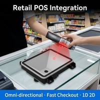 Módulo de Escáner de Código de Barras 2D de Montaje Fijo A159 para Punto de Venta Minorista, Escaneo Omnidireccional, Lector de Códigos QR 1D y 2D