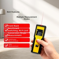 Télémètre laser portatif Bluetooth, dispositif de mesure de pièce infrarouge de haute précision, 60m, pour l'immobilier KL20