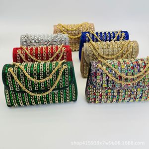 Sac à <span class=keywords><strong>main</strong></span> de soirée en strass et pierres précieuses pour femmes, sac à <span class=keywords><strong>main</strong></span> de luxe scintillant pour fête, sac à <span class=keywords><strong>main</strong></span> en cristal perlé, chaîne de sac à <span class=keywords><strong>main</strong></span>, sac à <span class=keywords><strong>main</strong></span> à porter à l'épaule, mariage - Product Image 2