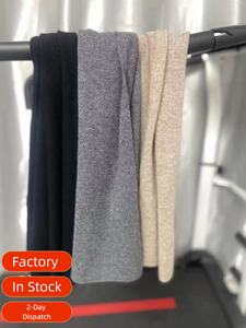 100% カシミヤ メンズ 秋物 高級 防風 スカーフ - ソフト 軽量 無地 デザイン レッド/ブラウン/ホワイト エレガント ファッション 高品質 - Product Image 2