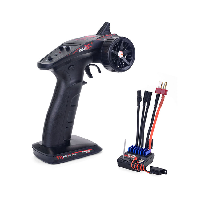 Surpass Hobby Ch2 Radio Transmitter Digital Remote Control 2 Channel Receiver 30a Esc Bec for 1/16 1/18 1/14 1/24 Rc Car Truck