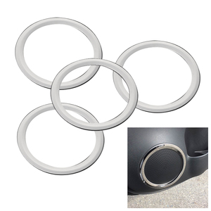 Derniers articles de décoration de voiture Cadre de couverture de haut-parleur de porte chromé pour <span class=keywords><strong>Nissan</strong></span> <span class=keywords><strong>Note</strong></span> E12 2016 + - Product Image 2