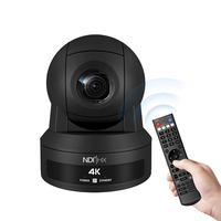 Caméra de vidéoconférence 4k NDI PTZ combinaison avec zoom 12x système de diffusion en direct hd autofocus webcam de réunion intérieure