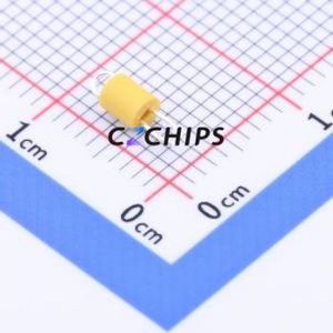 5004 Test Point / Test Loop Connector Pin Type (Through Board) Yellow 2.5mm - Product Image 1