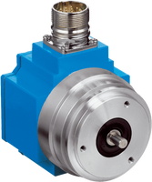 Encodeur absolu Srm50-hxa0-k22 / 1037104, 1024 PPR, 12 V, signal de sortie binaire, arbre plein, diamètre d'arbre de 6 mm, jusqu'à 85.