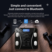 Balance connectée intelligente Leaone pour la maison, capacité 180 kg, avec application, pour salle de bain et bureau